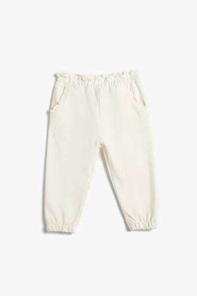 Брюки Koton  Frill Cotton Pants