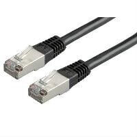 ROLINE S/FTP Patch Cord Cat.5e - black 5m - 5 m - Cat5e - SF/UTP (S-FTP) - RJ-45 - RJ-45