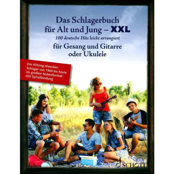 Укулеле Schott Schlagerbuch Git/Uku XXL