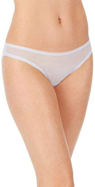 OnGossamer Women's 246236 Mesh Low-Rise Bikini Panty Blue Ice Underwear Size S