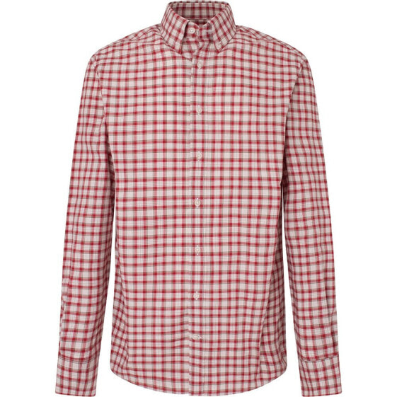 Рубашка мужская Hackett Mel Poplin Check Long Sleeve Shirt