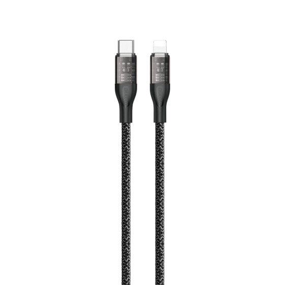 Przewód kabel do szybkiego ładowania iPhone USB-C - Lightning 30W 1m szary