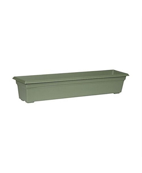 Maunfacturing Countryside Flower Box Planter, Sage - 36"