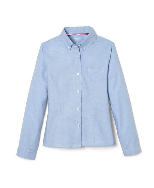 Little Girls Long Sleeve Oxford Shirt