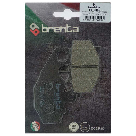 BRENTA MOTO 3089 organic rear Brake Pads