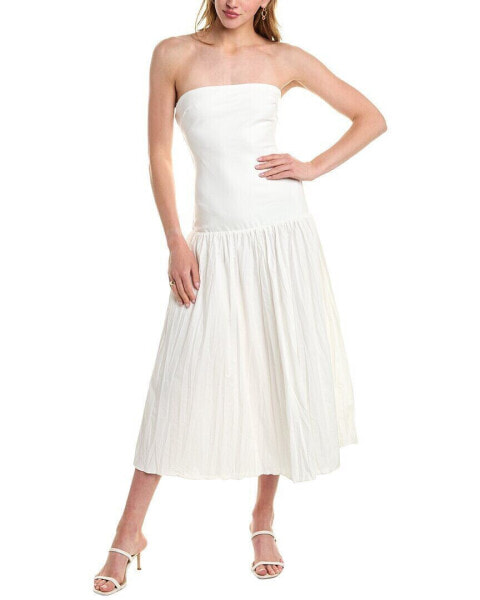 Платье Nicholas Jaxon Drop Waist Broomstick Pleated Midi для женщин