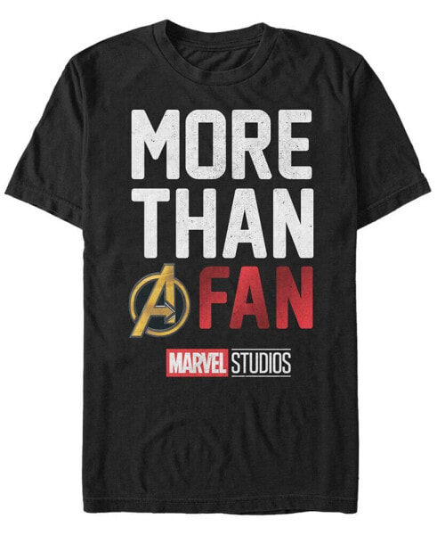 Marvel Men's More Than a Fan, Short Sleeve T-shirt