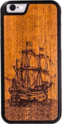 SmartWoods Case Etui Drewniane Galleon Active Iphone 6 6S