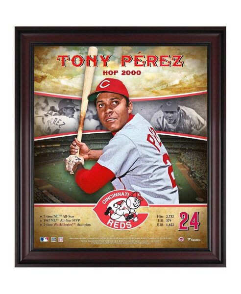 Tony Perez Cincinnati Reds Framed 15" x 17" Hall of Fame Career Profile