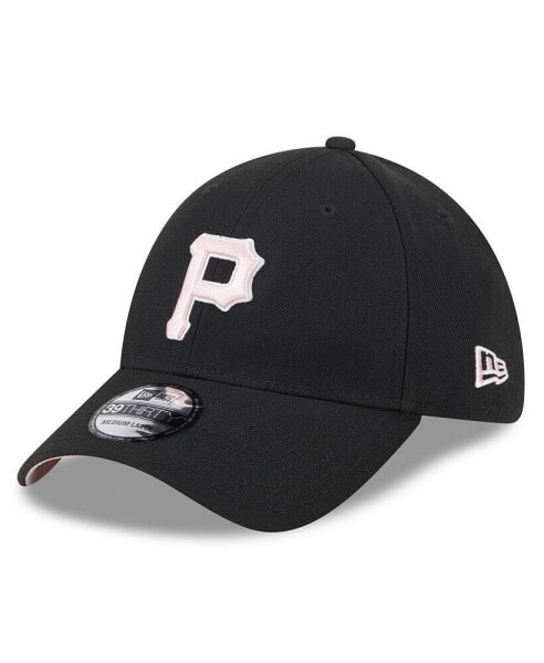 Men's Black Pittsburgh Pirates 2024 Mother's Day 39THIRTY Flex Hat