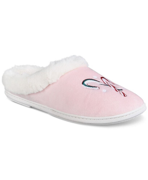 Women's Holiday Boxed Hoodback Slippers, Created for Macy's