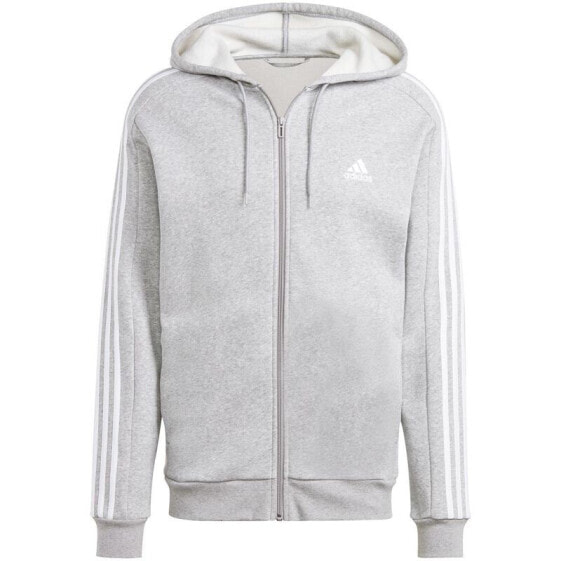 Толстовка Adidas Essentials Fleece 3-Stripes Full-Zip M IJ6479