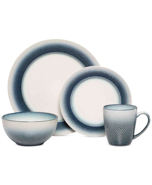 Посуда для сервировки стола Pfaltzgraff eclipse Blue 16-Pc. Set, Service for 4