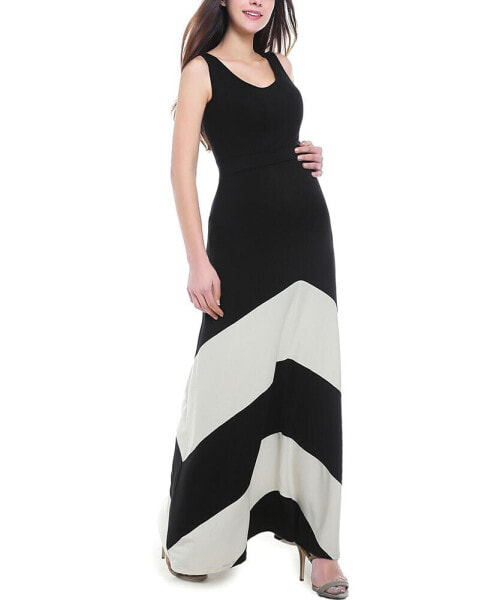 Maternity Sally Abstract Maxi Dress