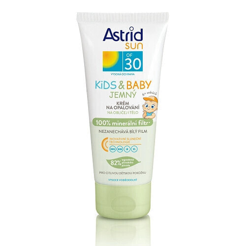 Gentle sunscreen for children OF 30 Sun Kids & Baby 100% mineral filter 100 ml