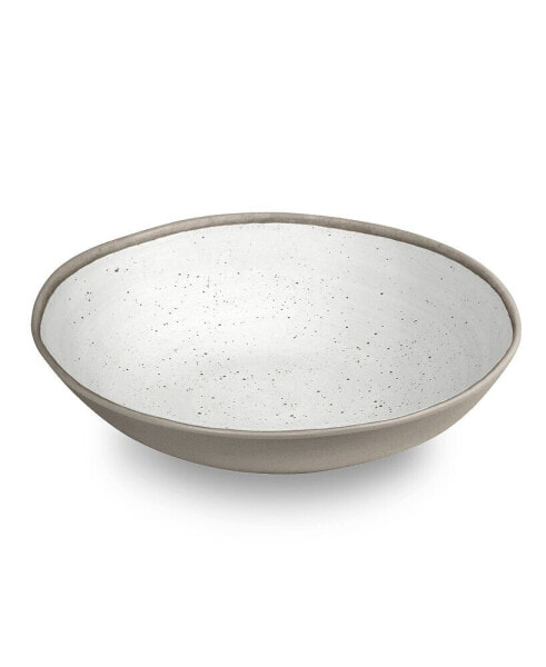 Сервировка стола TarHong меламин Retreat Pottery White Serve Bowl 12"