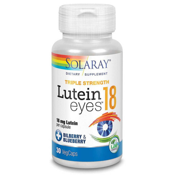 Специальное питание для спортсменов SOLARAY Lutein Eyes 18 мг 30 шт.