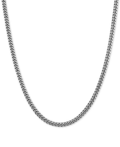 Macy's cuban Link 24" Chain Necklace in 18k Gold-Plated Sterling Silver