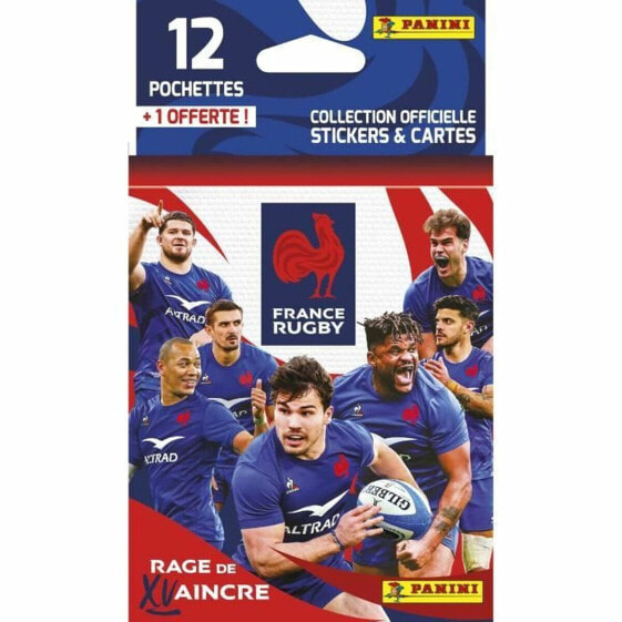 Карточная игра Panini France Rugby 12 конвертов
