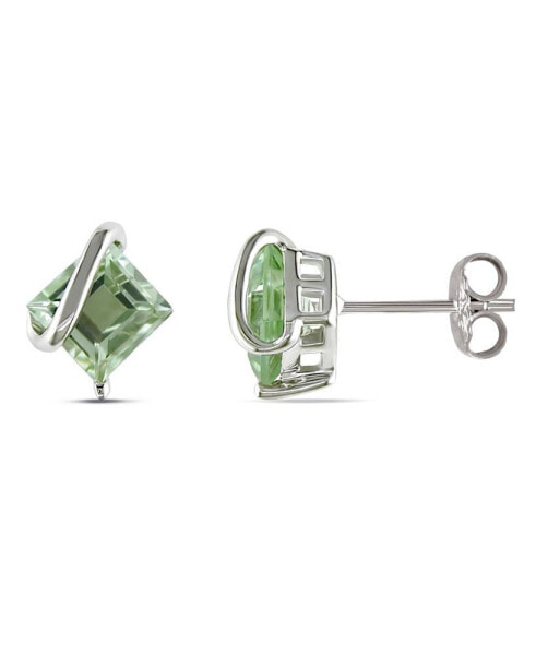 Серьги Macy's Green Quartz