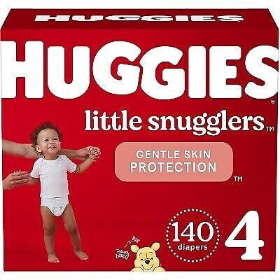 Huggies Little Snugglers Diapers - Size 4 - 140ct