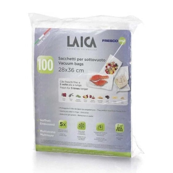 LAICA VT3512 Vacuum Packaging Plastic Bag 28x36 cm 100 Units