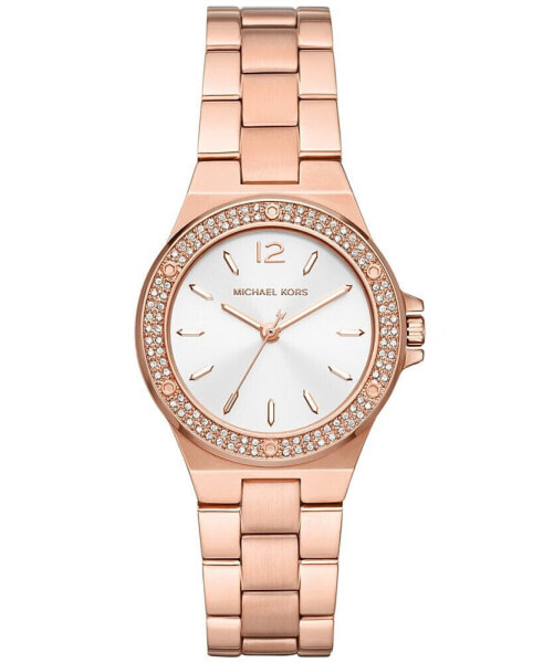 Women's Mini-Lennox Three-Hand Rose Gold-Tone Stainless Steel Bracelet Watch 33mm