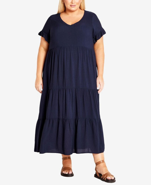 Plus Size Cassandra Maxi Dress