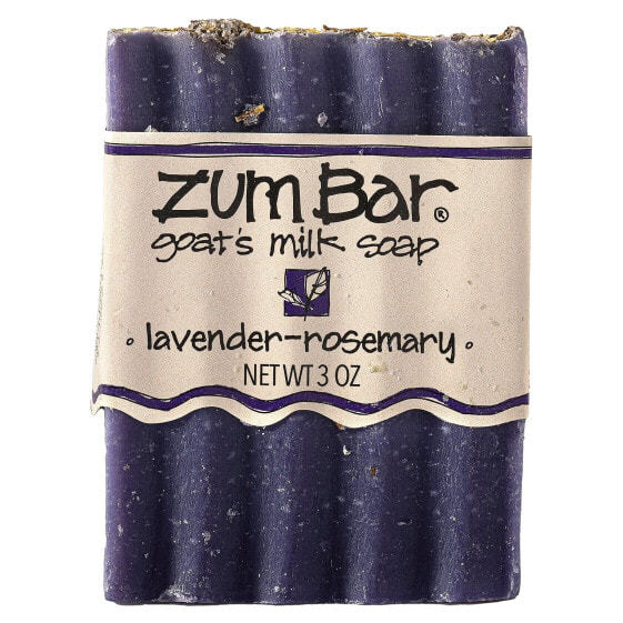 Zum Bar, Goat's Milk Soap, Lavender-Rosemary, 3 oz