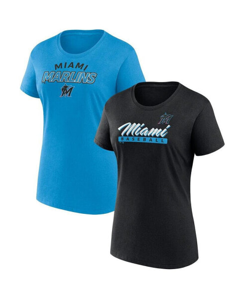 Women's Miami Marlins Risk T-Shirt Combo Pack