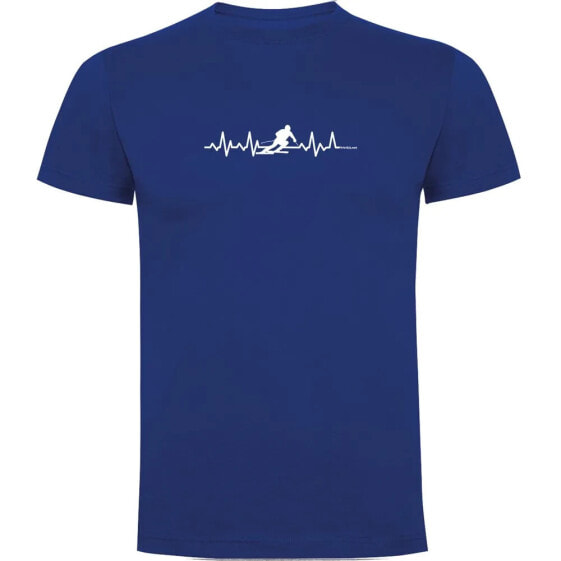 KRUSKIS Skiing Heartbeat short sleeve T-shirt