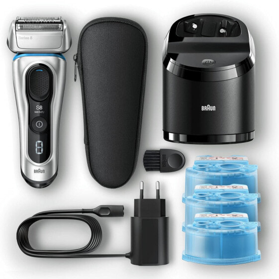 Braun Series 8 8370cc Foil Shaver Trimmer Black Silver