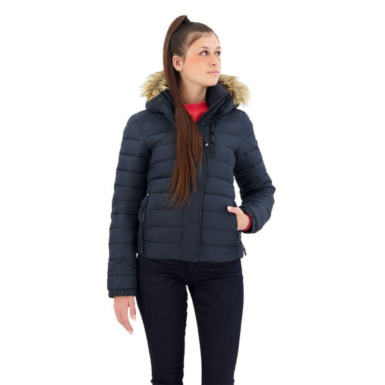 SUPERDRY Classic Faux Fur Fuji jacket