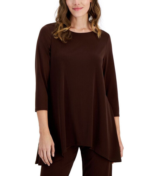 Women's 3/4-Sleeve Knit Top, Regular & Petite, Created for Macy's