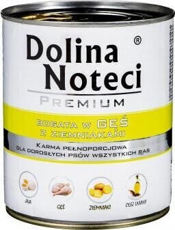 Dolina Noteci DOLINA NOTECI Premium bogata w gęś z ziemniakami - mokra karma dla psa - 800g