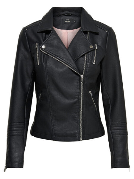 Women´s Jacket Leather Look Jack et Black