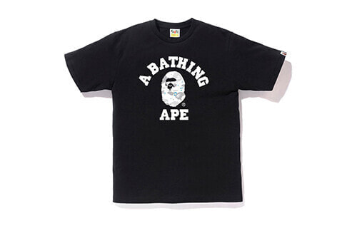 BAPE Space Camo College Tee T 1F30-110-031 Shirt