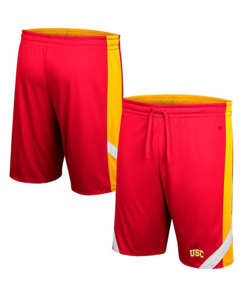 Men's Cardinal and Gold USC Trojans Am I Wrong Reversible Shorts