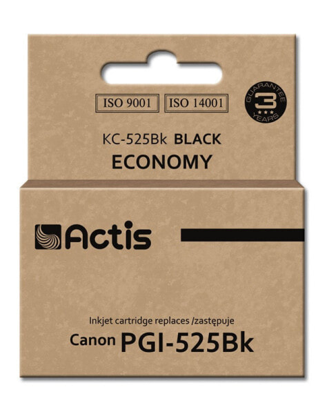 Actis KC-525BK ink (replacement for Canon PGI-525Bk; Standard; 20 ml; black (with chip) - Standard Yield - Pigment-based ink - 20 ml - 1 pc(s) - Single pack