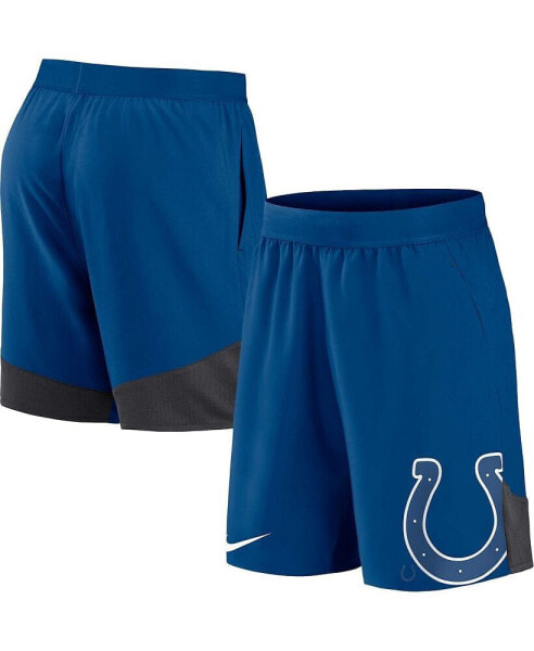 Men's Royal Indianapolis Colts Stretch Performance Shorts