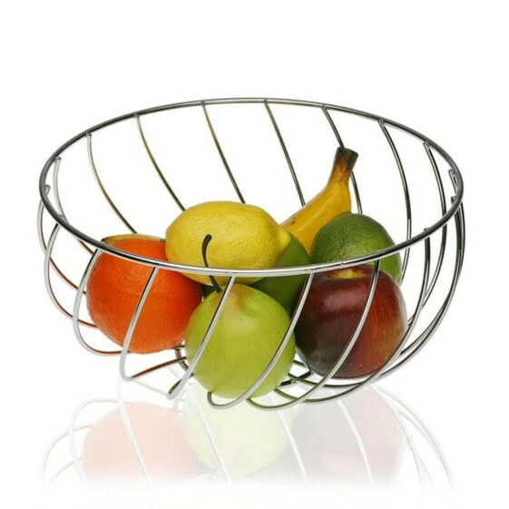 Столовая посуда Versa Ваза для фруктов Металл хром (28 x 14 x 28 см)