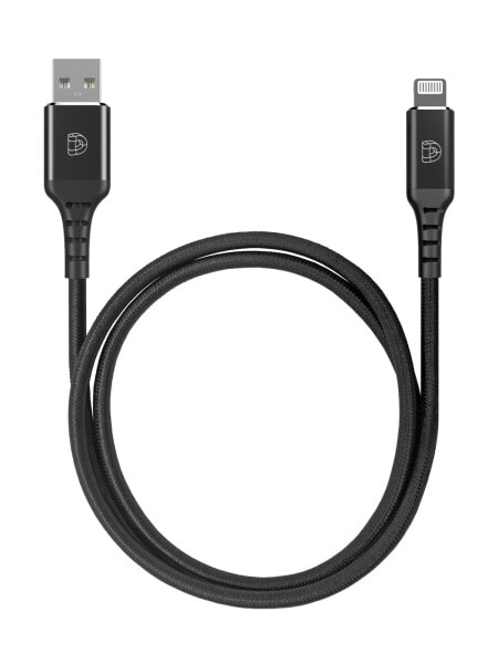 DEQSTER Ladekabel Lightning auf USB-A 1m Schwarz MFI zertifiziert EDU - Digital