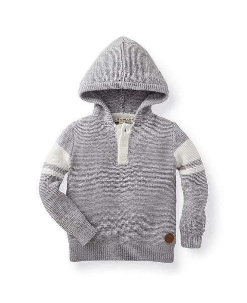 Boys Organic Hooded Pullover Sweater, Kids