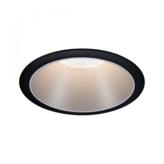 PAULMANN Cole - Recessed lighting spot - GU10 - 1 bulb(s) - LED - 10 W - Black - Silver