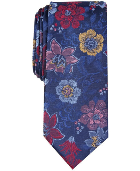 Men's Ryewood Skinny Floral Tie, Created for Macy's