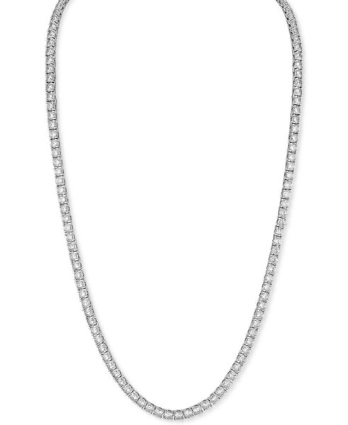 Cubic Zirconia (4mm) Tennis Necklace 22" (Also in Black Spinel), Created for Macy's