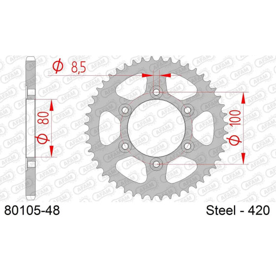 AFAM 80105 rear sprocket