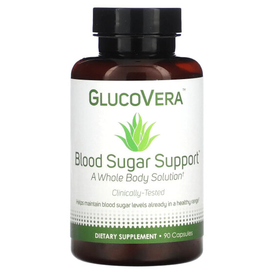 Витамины для сердца и сосудов Trace Minerals ® Blood Sugar Support, 90 капсул