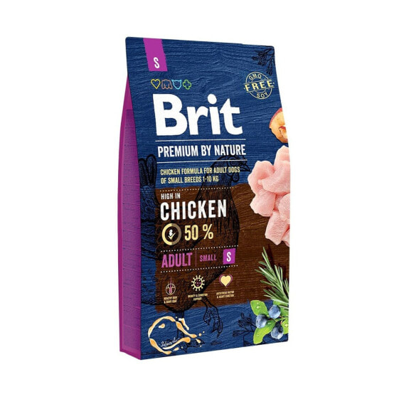 Корм сухой Brit Premium для взрослых собак Курица 1 кг