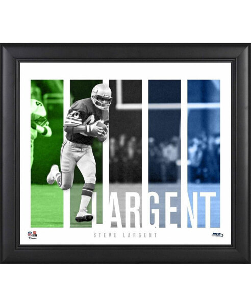 Steve Largent Seattle Seahawks Framed 15" x 17" Player Panel Collage